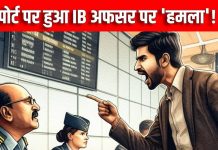 जब IB अफसर से हुआ विदेश से आए शख्स का सामना, गालीगलौज से हाथापाई तक पहुंची बात, पूरे एयरपोर्ट में मच गया हड़कंप