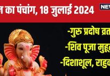 Aaj Ka Panchang 2024: रवि योग में गुरु प्रदोष व्रत आज, विष्णु पूजा से पाएं मोक्ष, देखें मुहूर्त, राहुकाल, दिशाशूल