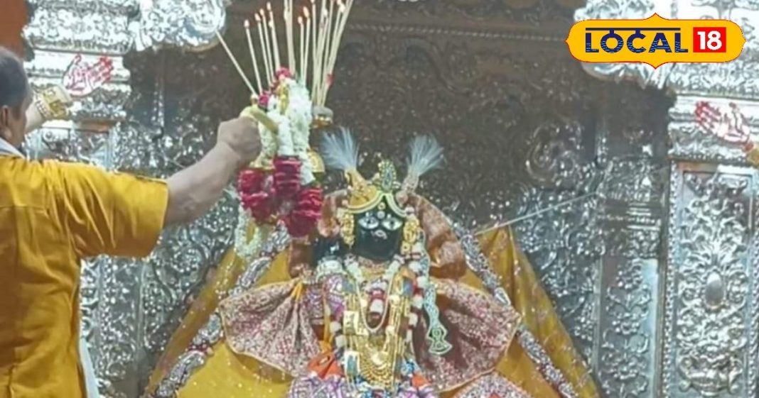 ब्रज में जन्माष्टमी की धूम: बांके बिहारी मंदिर में मंगला