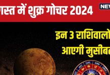 Shukra Gochar 2024: 25 अगस्त को शुक्र करेगा राशि परिवर्तन, 3 राशिवालों पर आएगा संकट, आमदनी और सेहत पर होगा बुरा असर!
