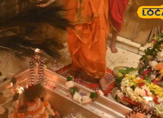 भोर में जगे बाबा विश्वनाथ को निहारते रहे कान्हा, एक साथ हुए काशी विश्वनाथ और लड्डू गोपाल के दर्शन