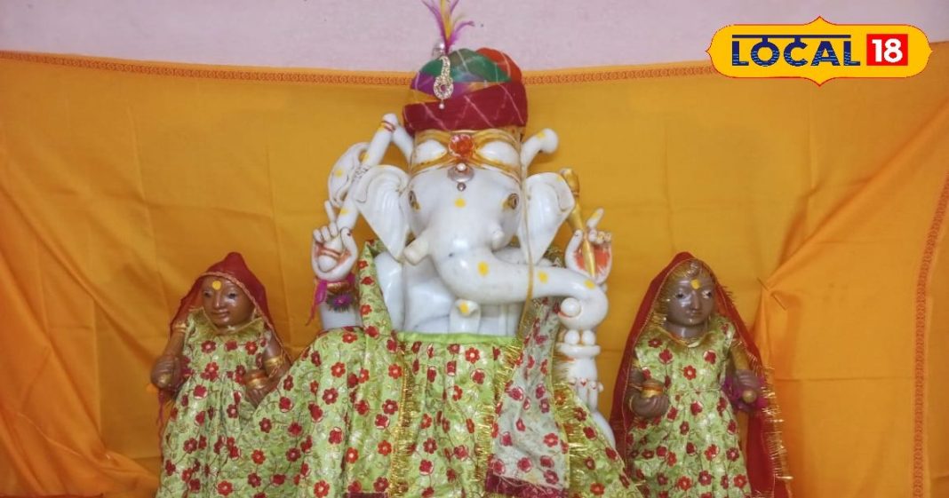 Bikaner’s first Ganesh temple, right trunk and moon on the forehead, this wish is fulfilled by taking parikrama.