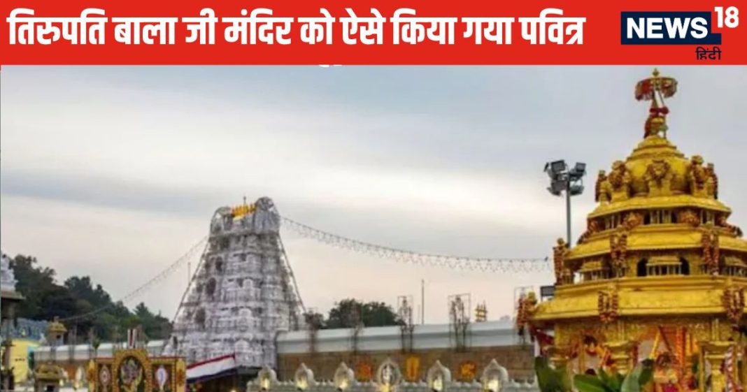 तिरुपति बाला जी मंदिर में मिला चर्बी वाला लड्डू, पवित्र करने के लिए हुआ इस तरह शुद्धिकरण, जानें महत्व