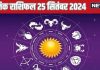 Daily Horoscope: कन्या राशिवालों का हो सकता है आर्थिक नुकसान, तुलावालों का बढ़ेगा खर्च, जानें अपनी राशि का हाल