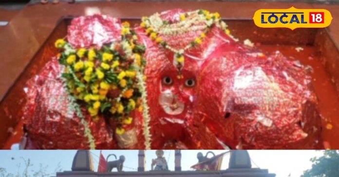 अजब-गजब मंदिर: छत की दीवार बनाते ही बढ़ता है हनुमान