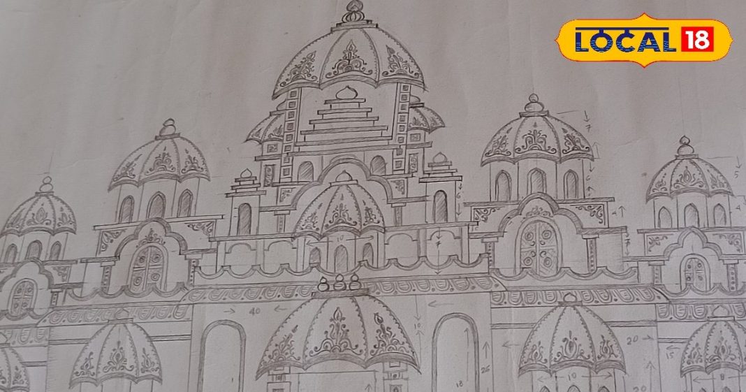 धनबाद के स्टीलगेट में समुद्री सीप से बनेगा 70 फीट ऊंचा, 110 फीट लंबा भव्य पंडाल