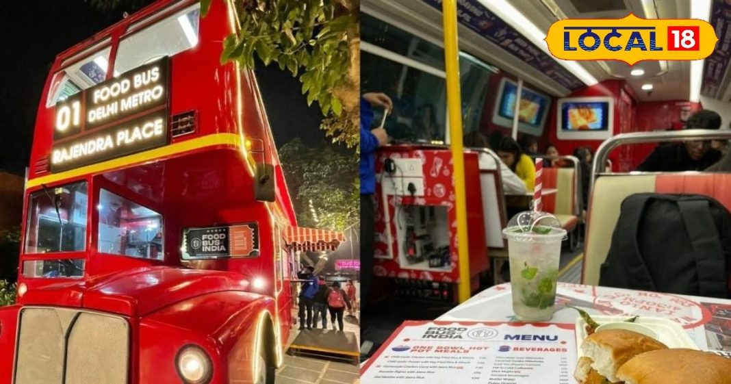 भारत की पहली फूड बस: अब लंदन का मजा मिलेगा दिल्ली में, डबल देकर बस में ले स्वादिष्ट खाने का आनंद