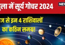 Surya Gochar 2024 October: तुला में सूर्य गोचर आज, ये 4 राशिवाले रहें सावधान, बॉस से विवाद, धन हानि, सेहत होगी खराब!