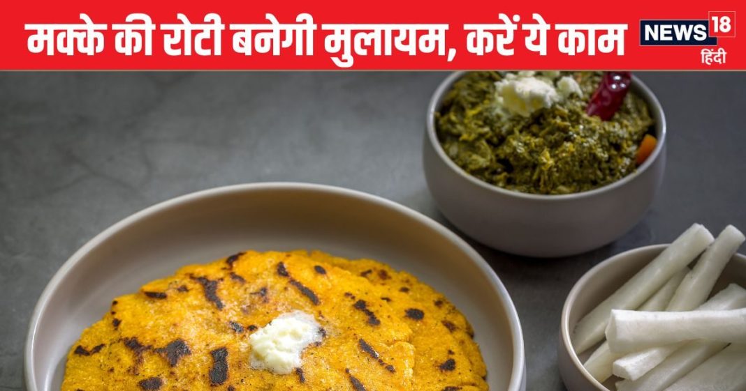 बेलते समय टूट-फट जाती है मक्के की रोटी? आटे में डाल दें ये 2 चीजें, फिर देखें कैसे बनेगी फूली और मुलायम
