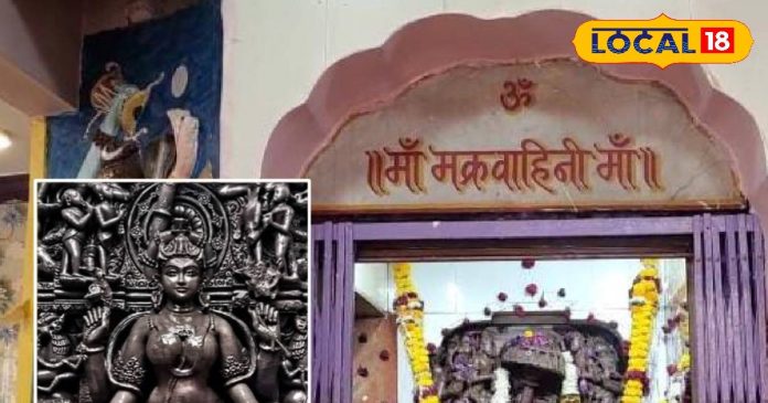 Makarvaahini Mata is situated on top of 7 wells which