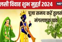 Tulsi Vivah Muhurat 2024: आज इस मुहूर्त में करें तुलसी विवाह, भगवान शालिग्राम से शादी समय जरूर पढ़ें यह पाठ, पूरी होगी मनोकामना!