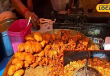 ना छत…ना दीवार, टेंट के नीचे चौकी बनाकर बेच रहे पकोड़े, रोजाना 500 लोग….