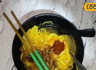 Famous Street Food tibetan thukpa Noodles and Soup in Refugee Winter Market – Bharat.one हिंदी