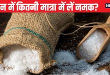 एक हेल्दी व्यक्ति के लिए उचित मात्रा में नमक का सेवन नुकसानदायक नहीं, जानें 1 दिन में कितनी मात्रा में लें Salt