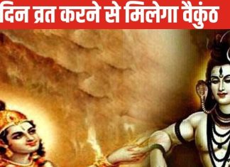 इस दिन भगवान विष्णु ने भी की महादेव की पूजा, इस दिन व्रत करने से मिल सकता है बैकुंठ, जानें मुहूर्त और पूजा विधि !