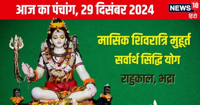 Aaj Ka Panchang 2024: सर्वार्थ सिद्धि योग में मासिक शिवरात्रि,