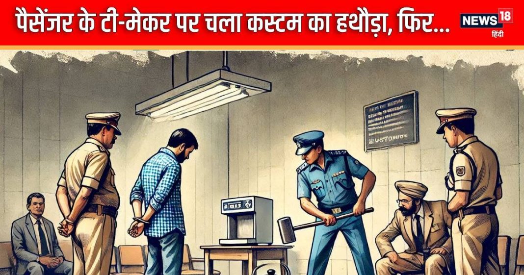 IGI: गिड़गिड़ाता रहा पैसेंजर, अफसर चलाते रहे हथौड़ा, अचानक.. खुली रह गईं आंखें