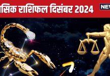 December Monthly Horoscope 2024: तुलावालों का बढ़ेगा बैंक बैलेंस, वृश्चिकवाले झेलेंगे उतार-चढ़ाव! जानें दिसंबर का मासिक राशिफल