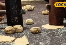 लकड़ी के हथोड़े की चोट से तैयार होता है यह गजक, गरमा-गरम खाते हैं लोग