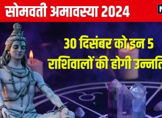 Somvati Amavasya 2024: सोमवती अमावस्या का दिन इन 5 राशियों के लिए होगा शानदार, नई नौकरी, धन लाभ के साथ होगी उन्नति!