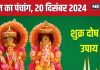 Aaj Ka Panchang 2024: रवि योग में शुक्रवार व्रत, लक्ष्मी पूजा से बनेंगे धनवान, जानें शुभ मुहूर्त, राहुकाल, चौघड़िया