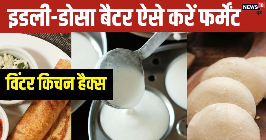गुब्बारे सा फूलेगा इडली-डोसा बैटर, फर्मेंटेशन के लिए ट्राई करें ये हैक्स, विंटर में भी मिलेगा परफेक्ट स्वाद