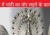 घर में रखें चांदी का मोर, सौभाग्य में वृद्धि के साथ खुलेंगे लक्ष्मी प्राप्ति के द्वार
