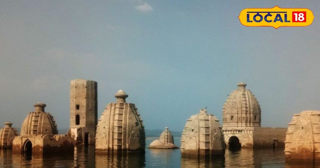 पहाड़ पर ‘सागर’..8 महीने बाद उसमें से बाहर आ रहा अनोखा मंदिर, रहस्यमयी है बाथू की लड़ी