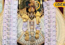 भगवान चारभुजा नाथ पर नोटों की बारिश, भक्त ने पहनाई लाखों रुपये की पोशाक