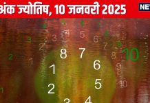 Ank Jyotish 10 January 2025: आज प्रमोशन या बिजनेस में उन्नति की प्रबल संभावना, किसी प्रियजन से होगा झगड़ा! जानें अपना अंकफल