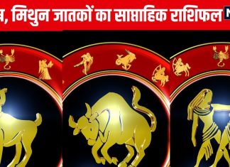 Saptahik Rashifal: मेष जातक को करियर, बिजनेस में मिलेगा शुभ समाचार, वृष मिथुन वाले प्रेम संबंधों में इस सप्ताह रहें सतर्क