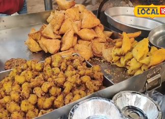 Famous breakfast shop crowds gather for breakfast shivshankar chauhan nashta center raipur shop run by fourth generations