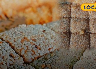 In winters, people are in great demand for barfi made from sesame seeds in Bharatpur market and they like it very much