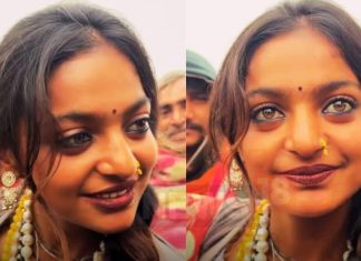 सांवली सूरत, नीली आंखें, हाथ में माला… महाकुंभ की इस बेहद सुंदर लड़की के पीछे क्यों लाइन लगा रहें हैं लड़के?