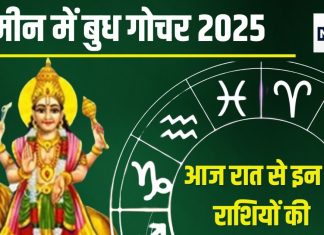 Budh Gochar Meen Rashi 2025: आज रात बुध का बदलेगा घर, इन 4 राशिवालों का शुरू होगा गोल्डन टाइम, 70 दिन रहेंगे शुभ!