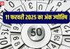 दैनिक अंक ज्योतिष 11 फरवरी 2025: जानें भविष्य ज्योतिषी चिराग दारूवाला से
