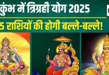 Trigrahi Yog 2025: कुंभ में सूर्य, बुध, शनि की तिकड़ी, त्रिग्रही योग से इन 5 राशिवालों की मौज, मिलेगी नौकरी, पैसा, खुशखबरी!