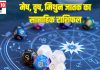 Saptahik Rashifal: मेष वृष वालों को इस सप्ताह करियर, व्यापार में मिलेगी मनचाही सफलता, मिथुन जातकों के प्रेम संबंध में आएगी दरार