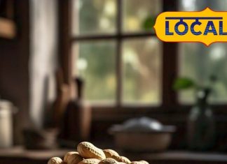 आगरा में रोलर मशीन से मूंगफली भूनने का नया तरीका