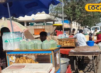 लखनऊ: डॉक्टर राम मनोहर लोहिया हॉस्पिटल के सामने फेमस फूड स्ट्रीट