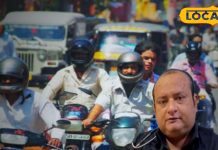 know right way how to wear helmet driving Motorcycle by Physiotherapist