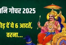 Shani Gochar 2025 Upay: आज सूर्य ग्रहण बाद शनि का गोचर, ये 5 राशिवाले छोड़ दें ऐसी आदतें, वरना दंडित होने से नहीं बचा पाएगा कोई!