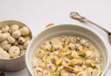 मखाना किशमिश स्मूदी रेसिपी: हेल्दी और एनर्जेटिक नाश्ता.