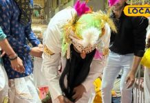 औरंगजेब ने श्रीनाथजी से प्रार्थना कर माफी मांगी,दाढ़ी से सीढ़ियों की सफाई