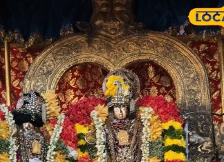 वृंदावन के रंगनाथ मंदिर में दस दिवसीय ब्रह्मोत्सव शुरू, सोने से बनी पुण्य कोटि में विराजमान हुए भगवान रंगनाथ!