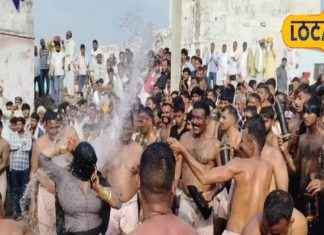 होली पर भाभियों ने देवरों पर किया डोलची से प्रहार! लेकिन किसी ने नहीं मानी हार, दौसा में जोरों से खेली गई डोलची होली!