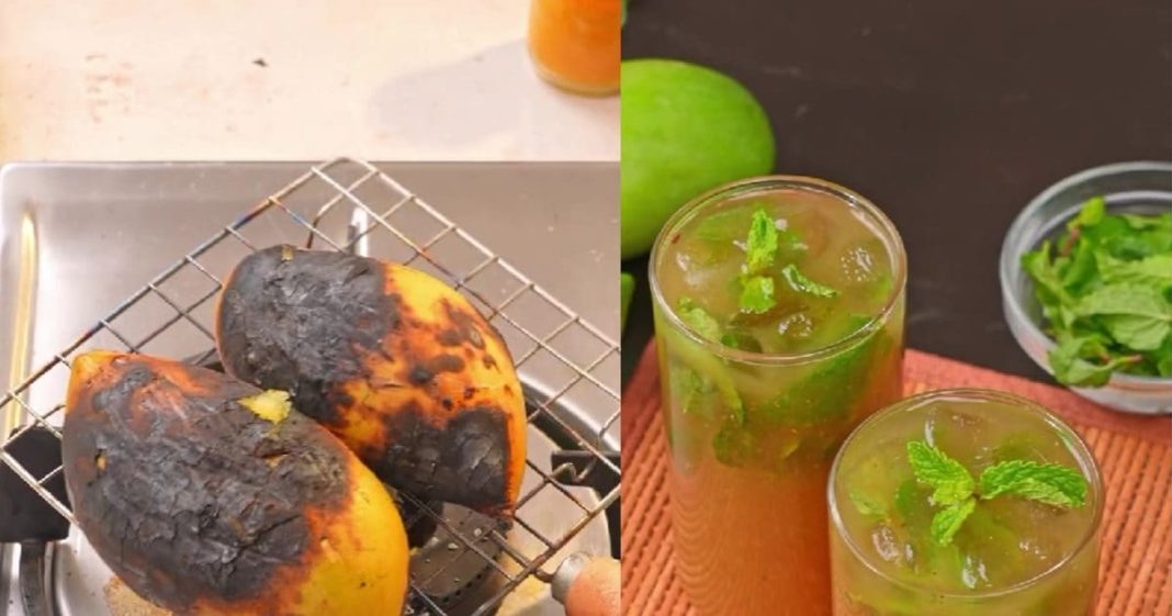 Roasted Aam Panna: कच्चे आम से बनाएं ताजा मैंगो पन्ना, गर्मी में शरीर को करेगा ठंडा, जानें आसान रेसिपी