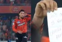 cricketer abhishek sharma scores century in ipl 2025 claims divine power : बड़े लोगों की होती है लिखने की आदत या लिखना बना देता है बड़ा आदमी! जानिए कैसे आया क्रिकेट में लिखने से तूफान