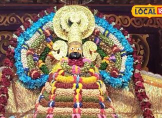 थाईलैंड और नेपाली थीम पर सजा श्याम बाबा का दरबार, 1 क्विंटल ड्राई फ़्रूट से हुआ बाबा का श्रृंगार