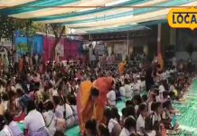 बालोद के गंगा मइया मंदिर में नवमी पर कराया गया 1300 से ज्यादा कन्याओं को भोजन, इस दौरान एसपी भी रहे मौजूद